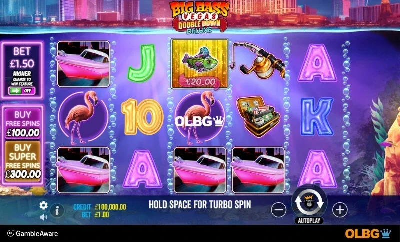 Фриспины с множителями и ловлей рыб в Big Bass Deluxe